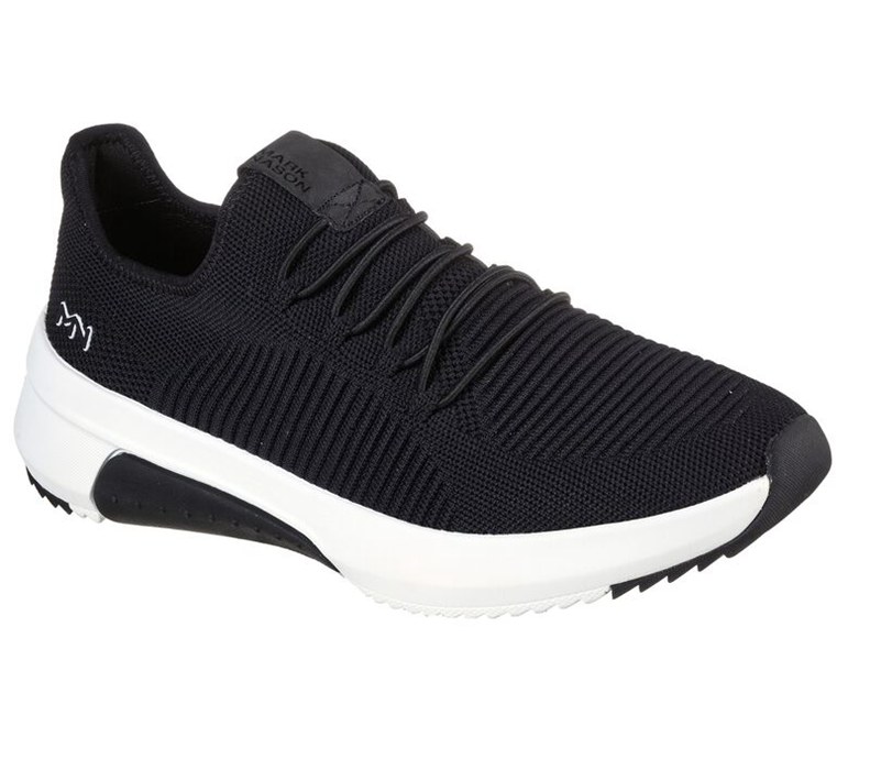 Skechers Herr Svarta Slip On - Modern Jogger 2.0 - Burroughs - Sverige (GZSXO-5192)